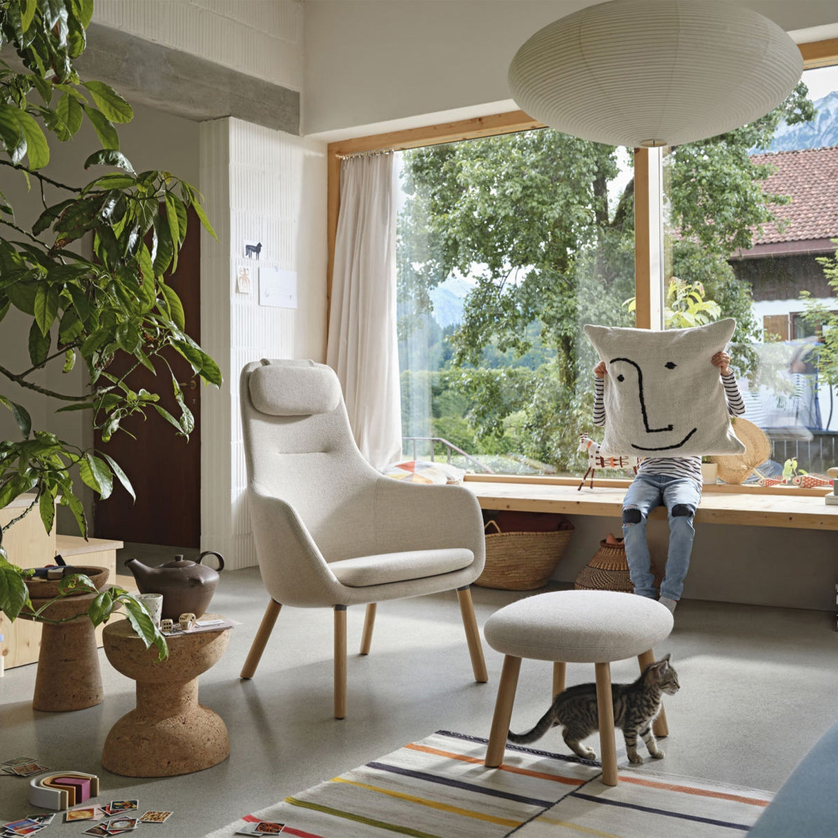 Shiro Pendant – Modern Taklampa i Japansk Pappersstil