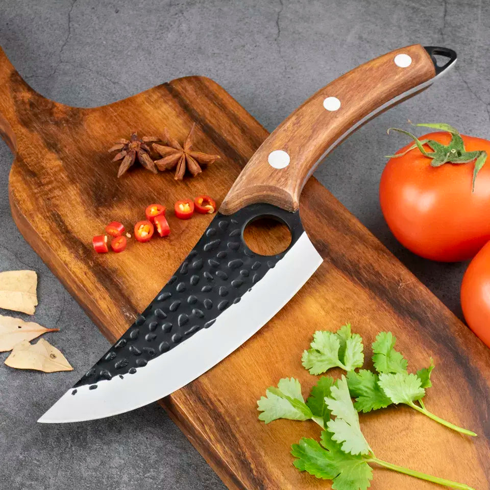 Japansk Kockkniv – Premium Kökskniv i Rostfritt Stål för Precision & Kontroll