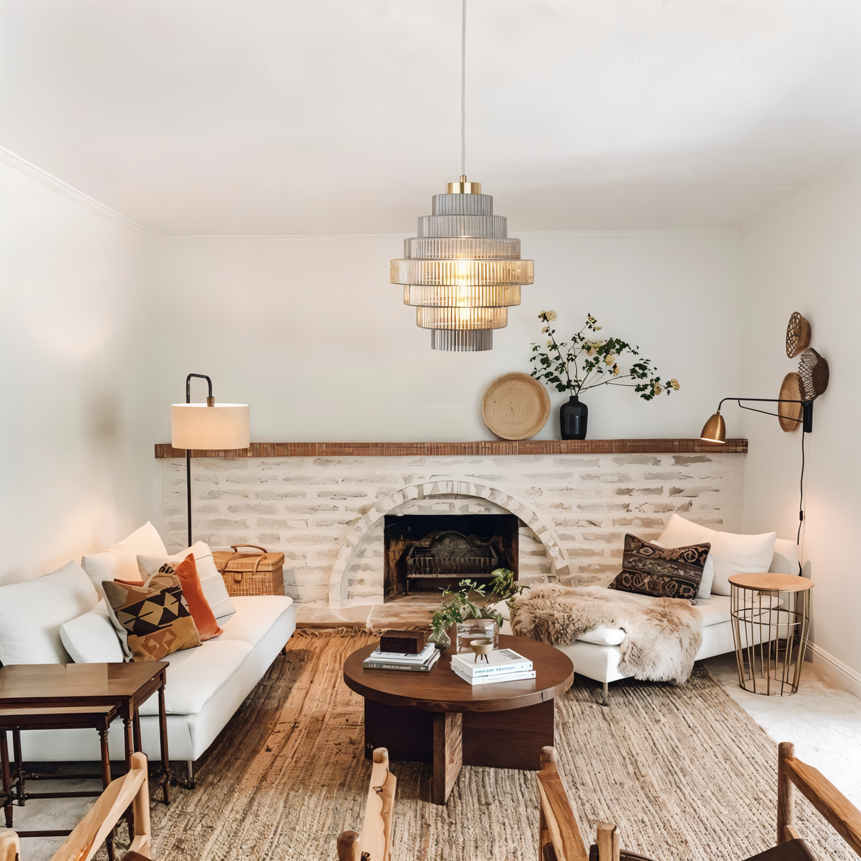 Brilliante Taklampa – Stilfull Glaspendel i Retro Design