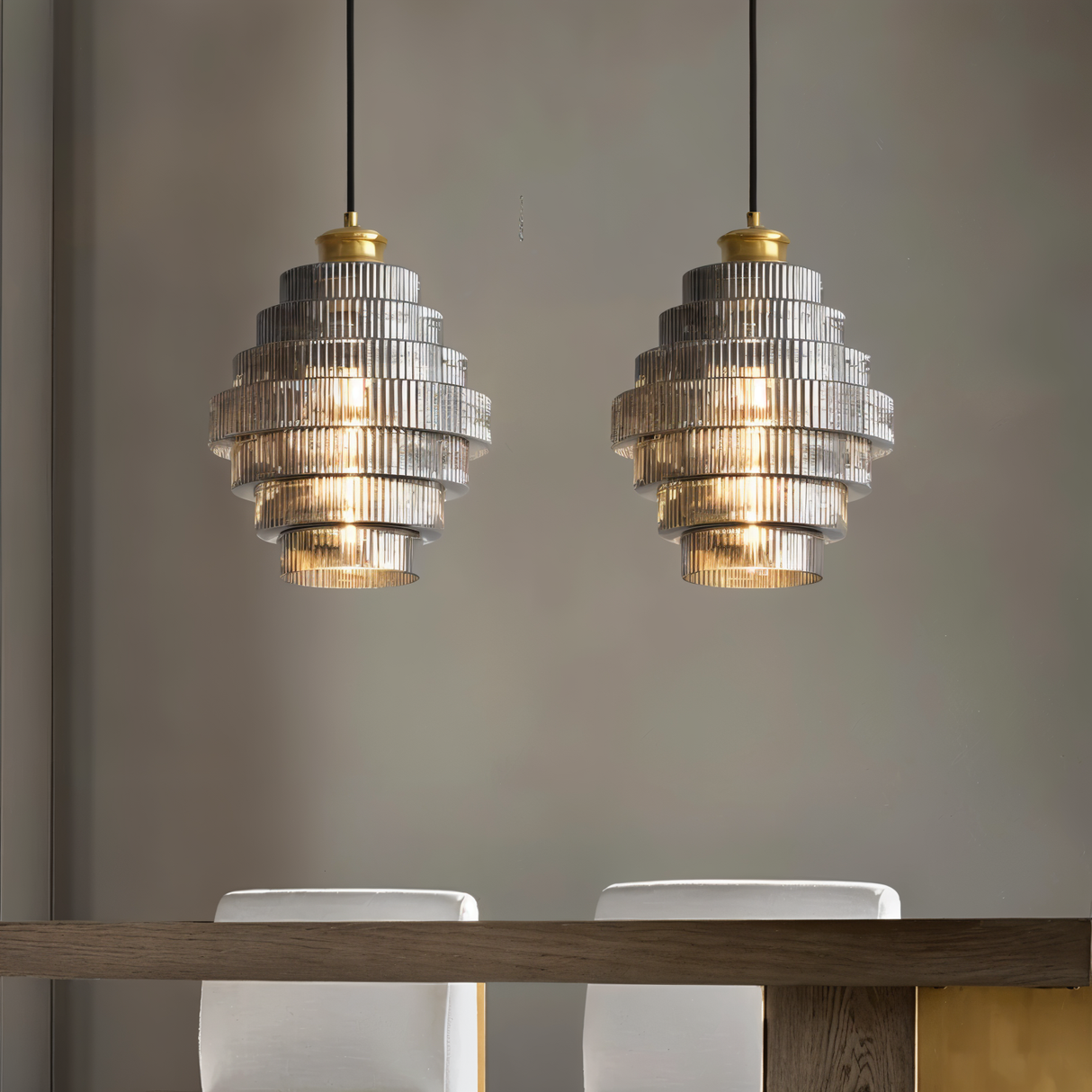 Brilliante Taklampa – Stilfull Glaspendel i Retro Design