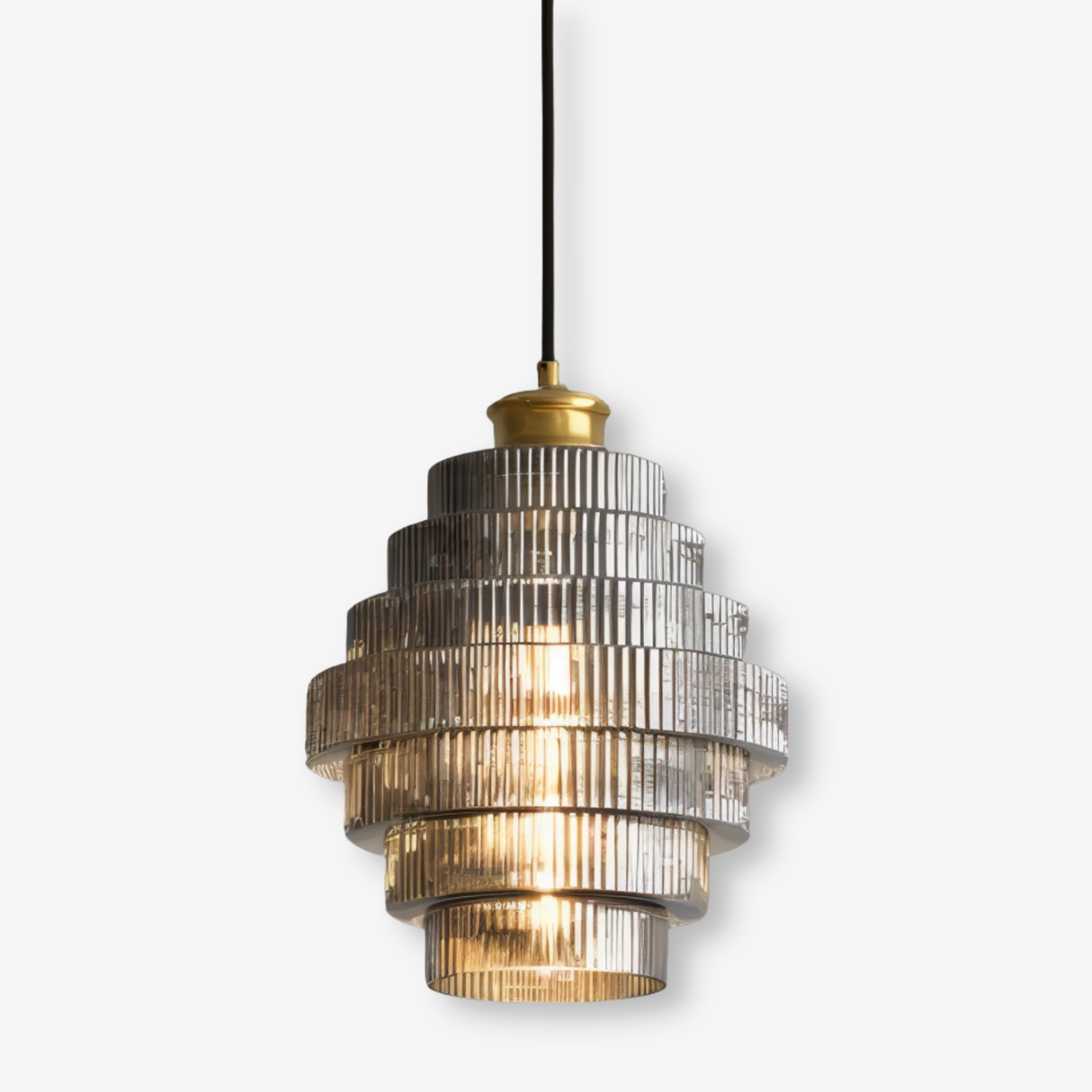 Brilliante Taklampa – Stilfull Glaspendel i Retro Design