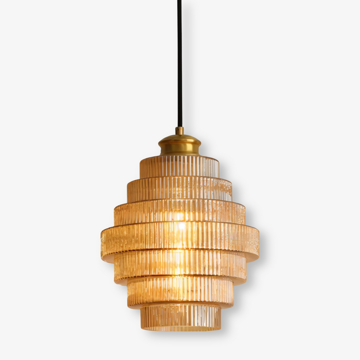 Brilliante Taklampa – Stilfull Glaspendel i Retro Design