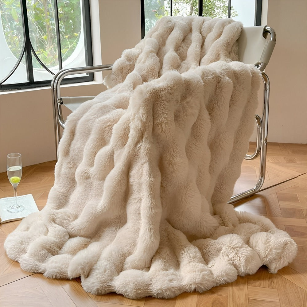 Mysig & Elegant Filt – Portabel Komfort i Fleece/Plysch