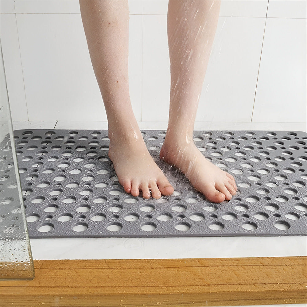 SafeStep Duschmatta – Antibakteriell & Halkfri för Badrum