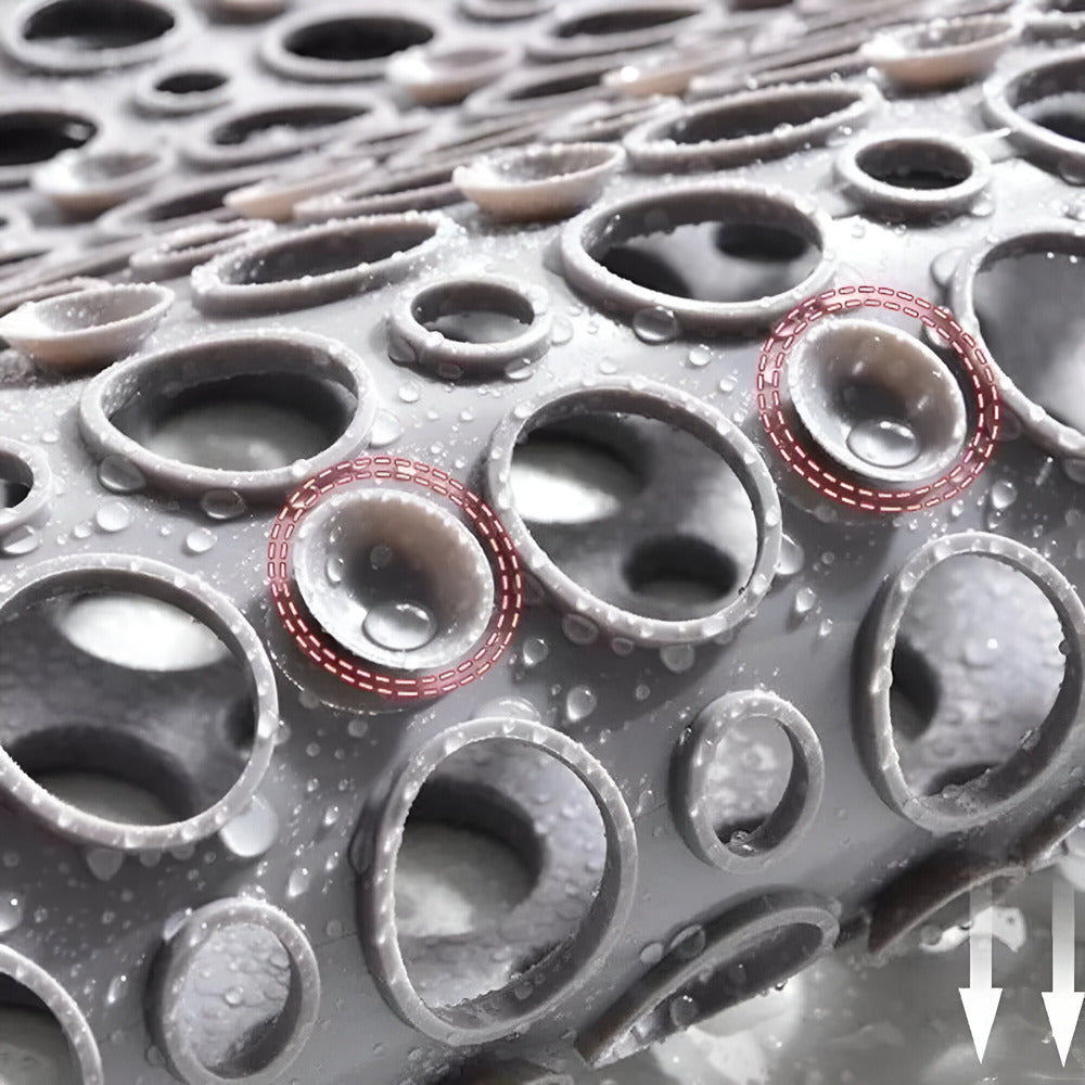 SafeStep Duschmatta – Antibakteriell & Halkfri för Badrum