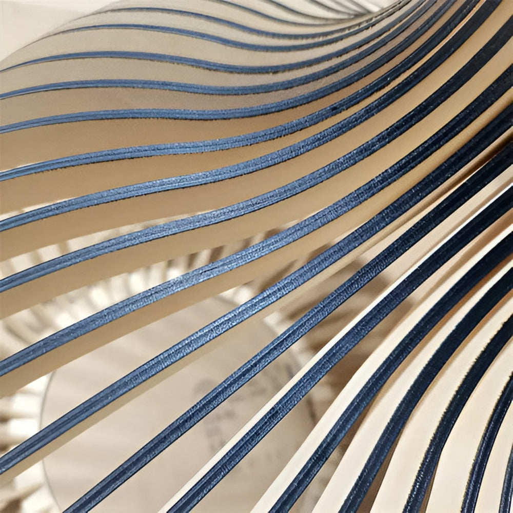 Vintage trä taklampa – rustik hänglampa