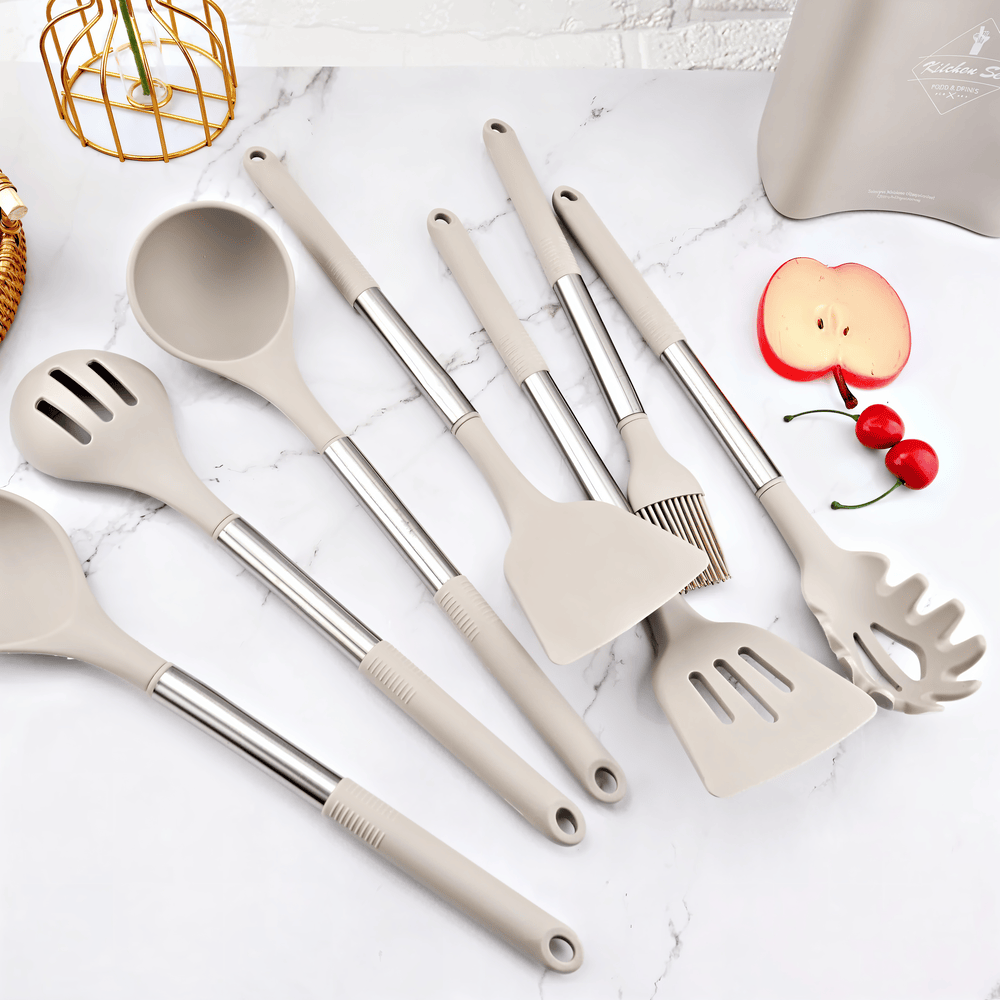 KitchenPro Silikon Köksredskap – Komplett 12 delars set