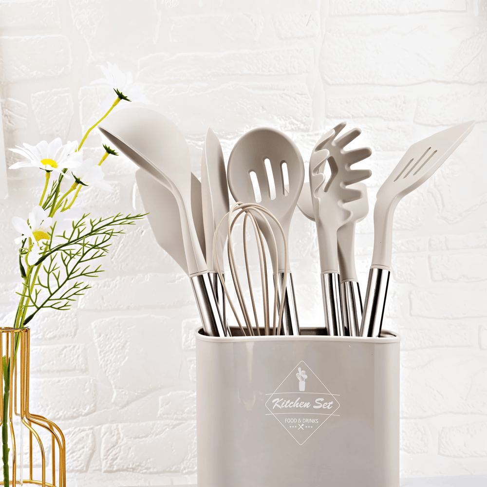 KitchenPro Silikon Köksredskap – Komplett 12 delars set