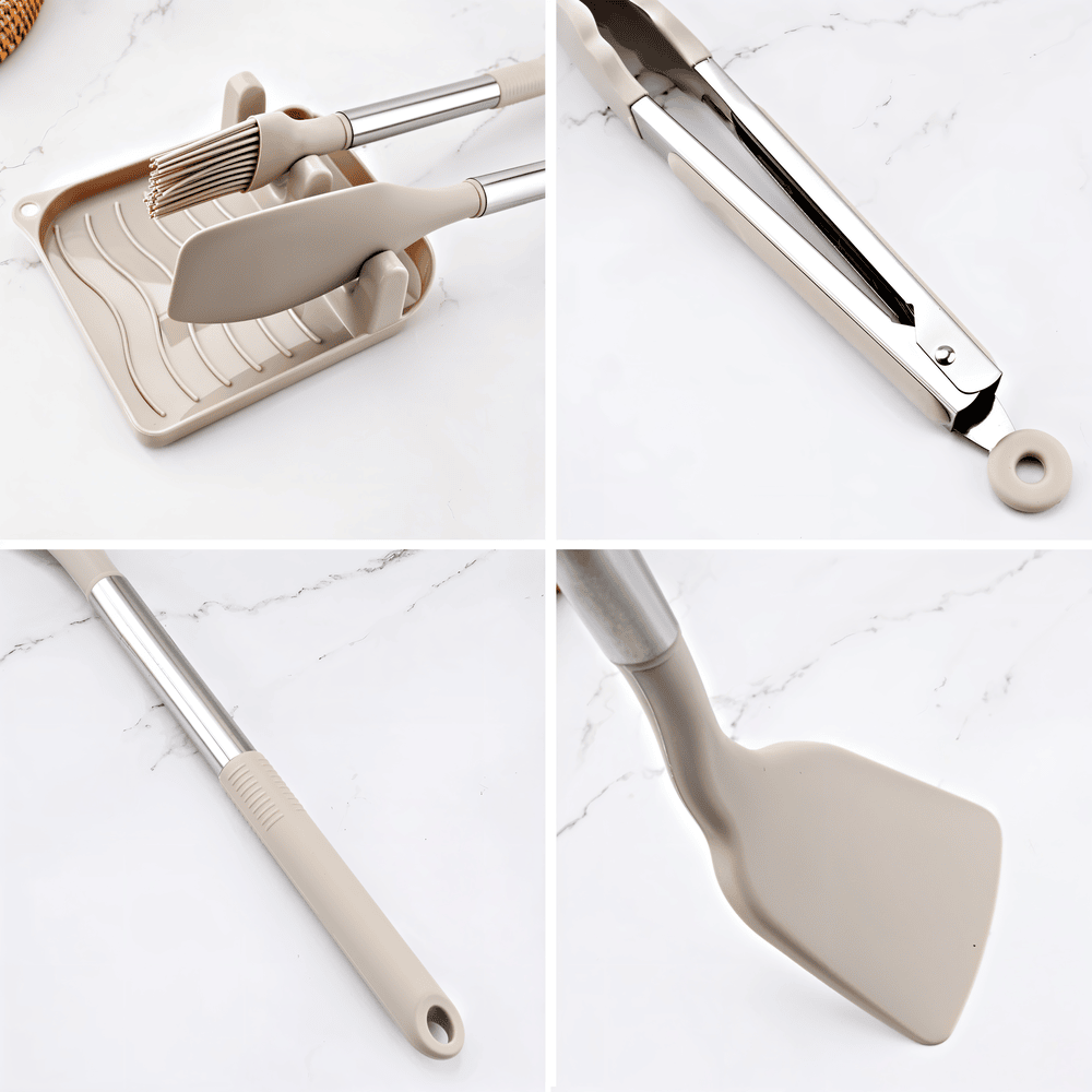 KitchenPro Silikon Köksredskap – Komplett 12 delars set