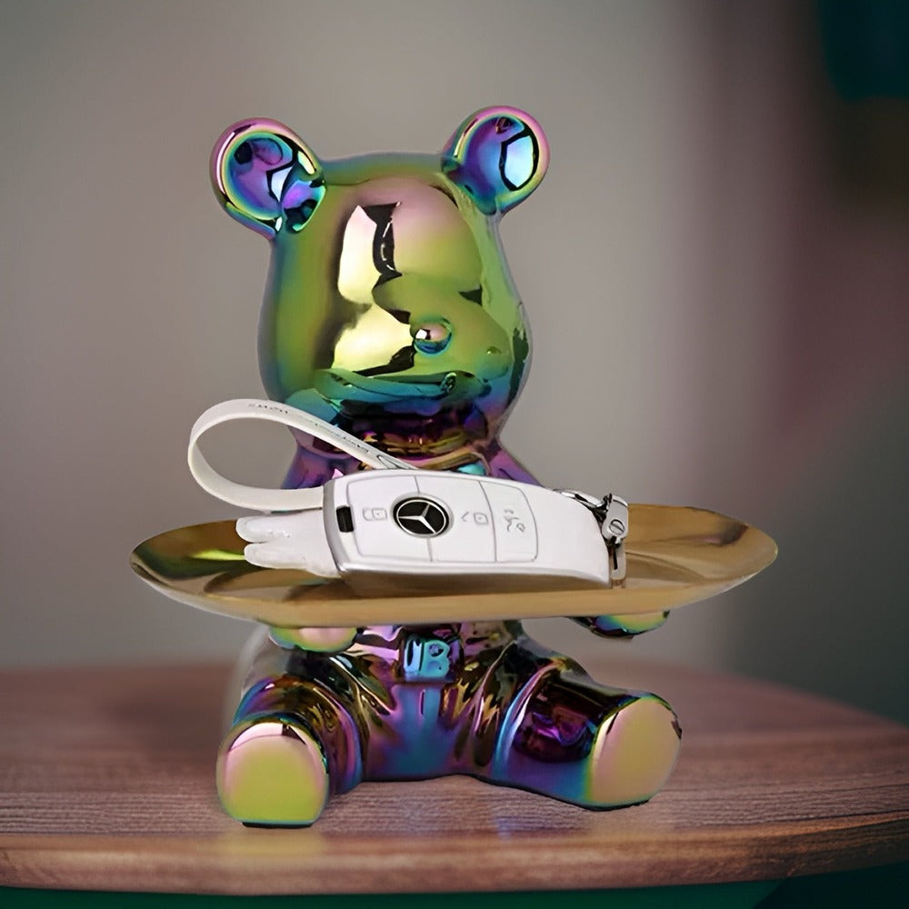 LuxeBear Bricka – Elegant Keramik med Skulptural Design