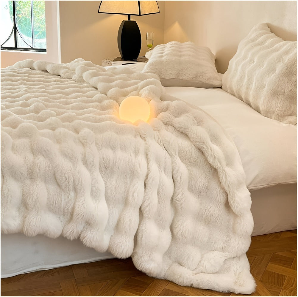 Mysig & Elegant Filt – Portabel Komfort i Fleece/Plysch