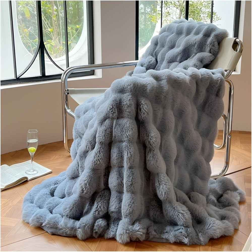 Mysig & Elegant Filt – Portabel Komfort i Fleece/Plysch