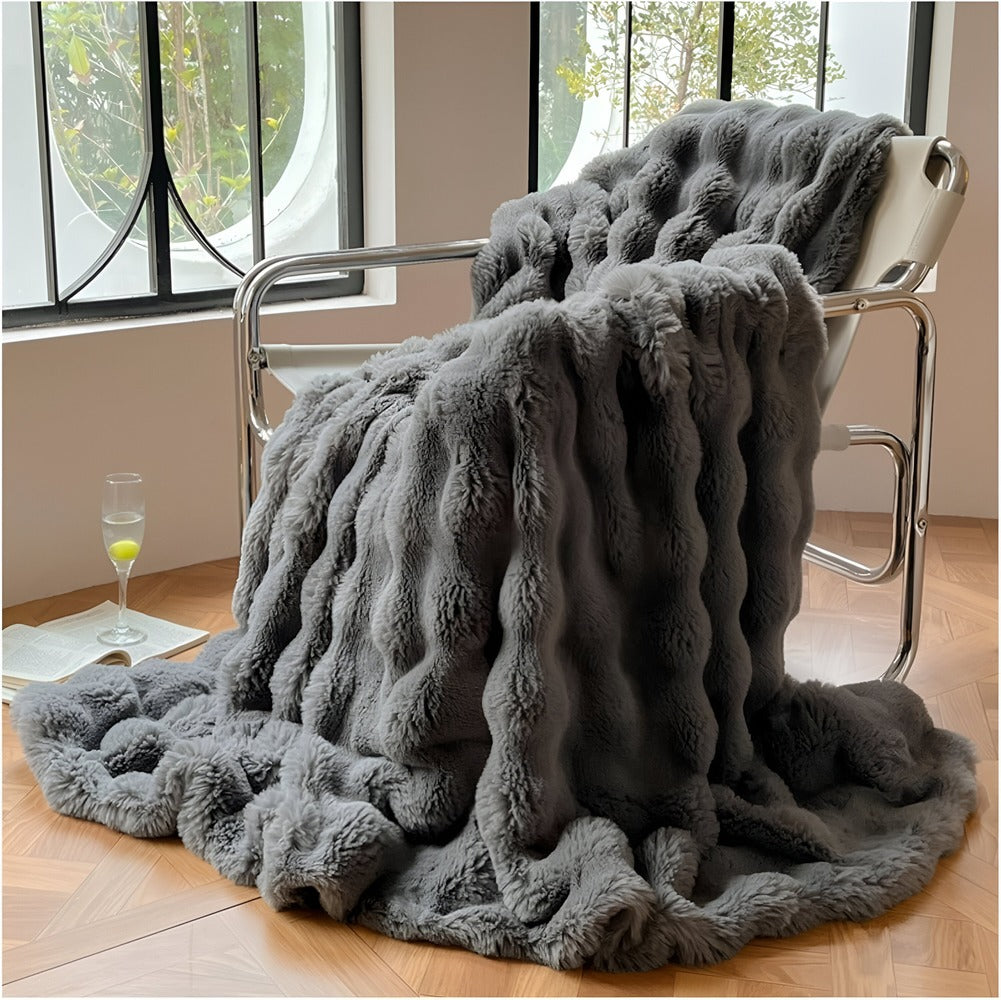 Mysig & Elegant Filt – Portabel Komfort i Fleece/Plysch
