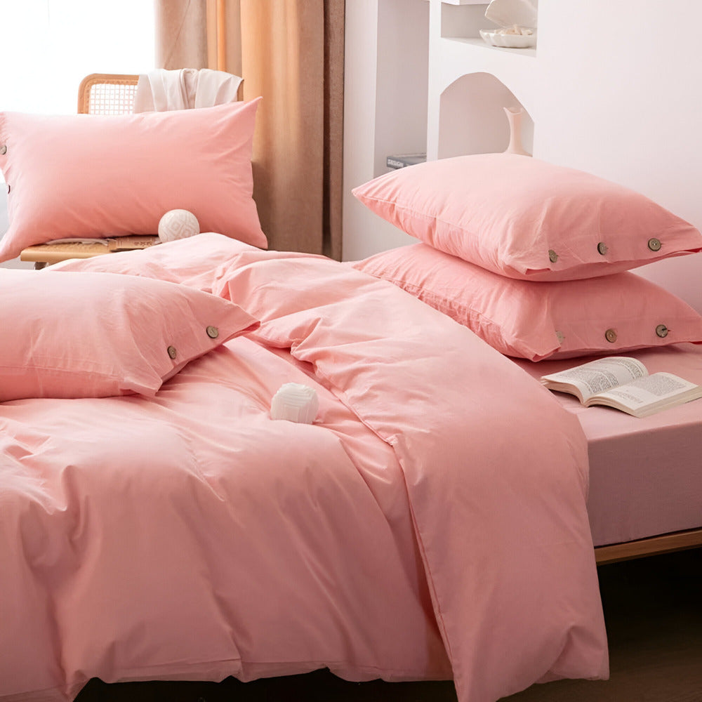 EcoSleep – Lyxigt Ekologiskt Bomullspåslakanset med Kuddöverdrag