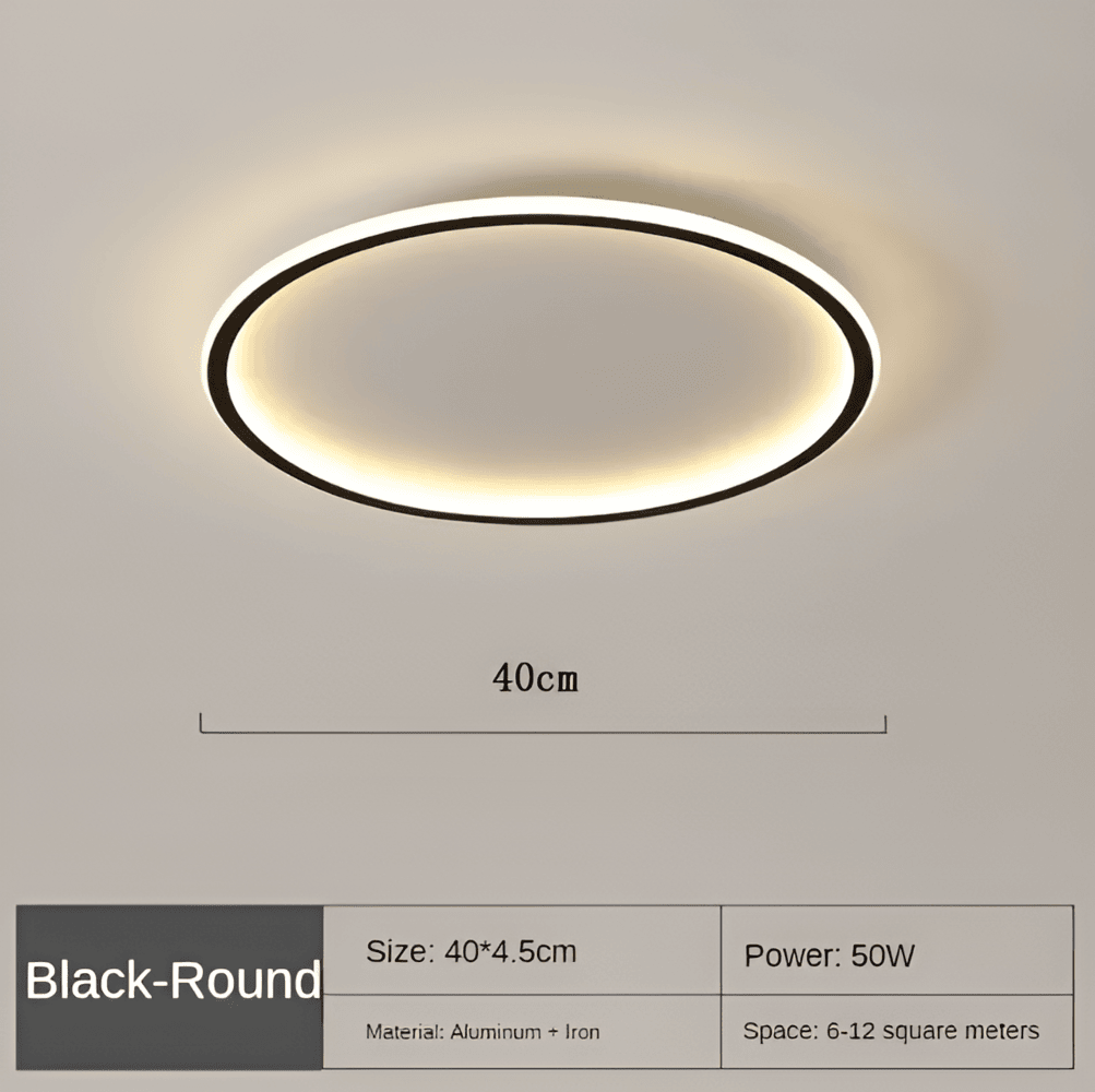 Rund Dimbar LED Taklampa – Modern Belysning