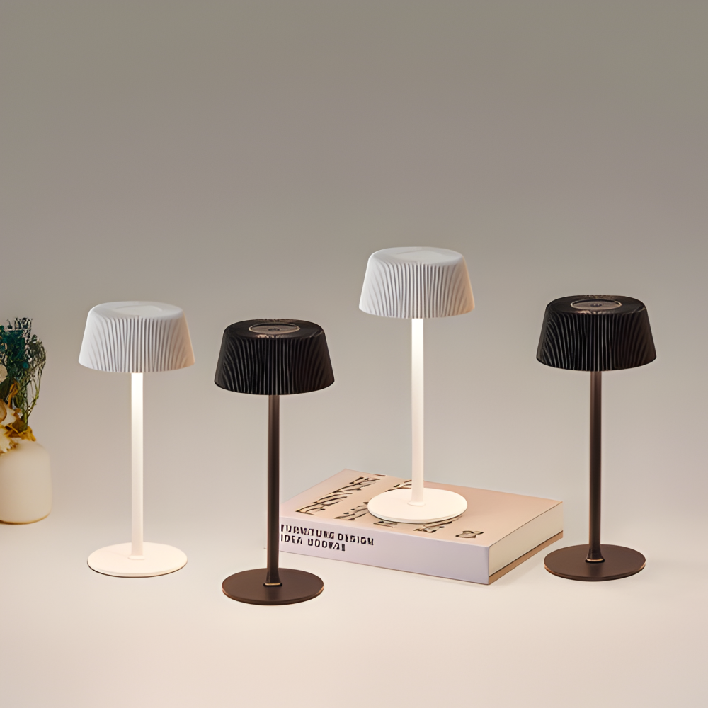 Lumière Touch Bordslampa – Uppladdningsbar Trådlös LED i Modern Design