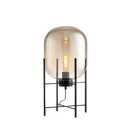 BubbleGlow Golvlampa – Skandinavisk Postmodern Lampa i Glas