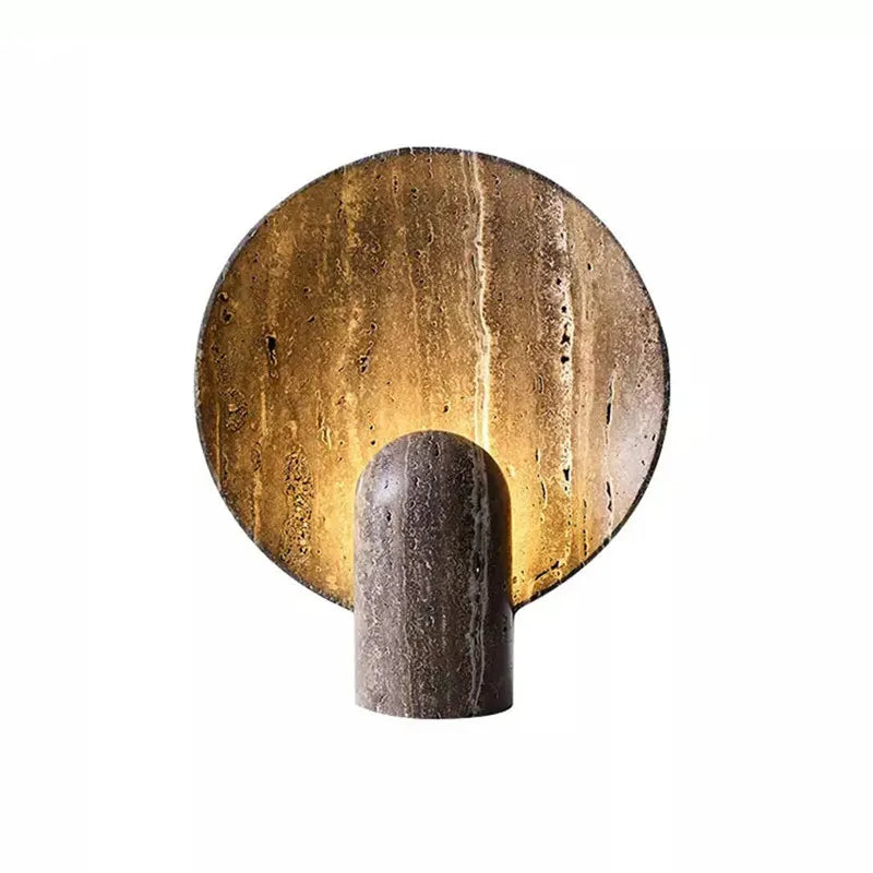 TravertineGlow Bordslampa – Modern Nordisk Lampa