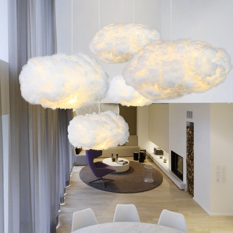 Cloud Lighting – Drömlik Taklampa med Mjuk Belysning