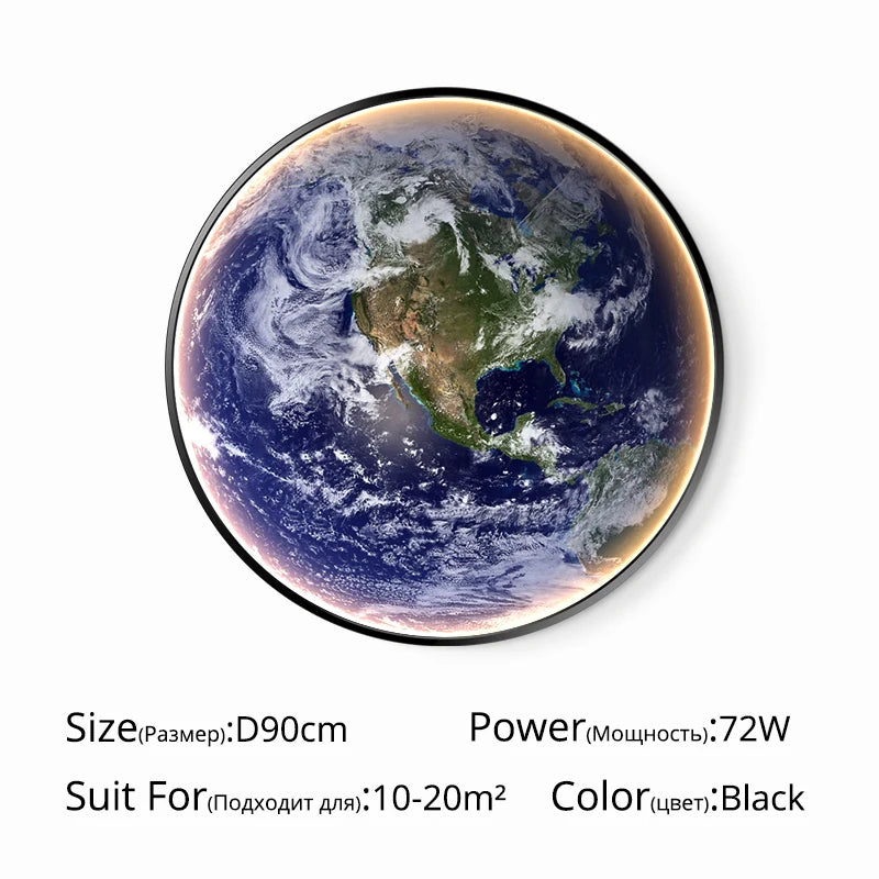 LED Vägglampa Planet – Modern Lampa