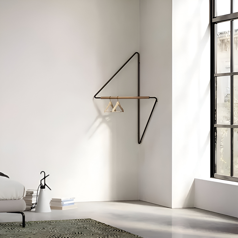NordicFrame Klädställ – Minimalistisk & Geometrisk Design