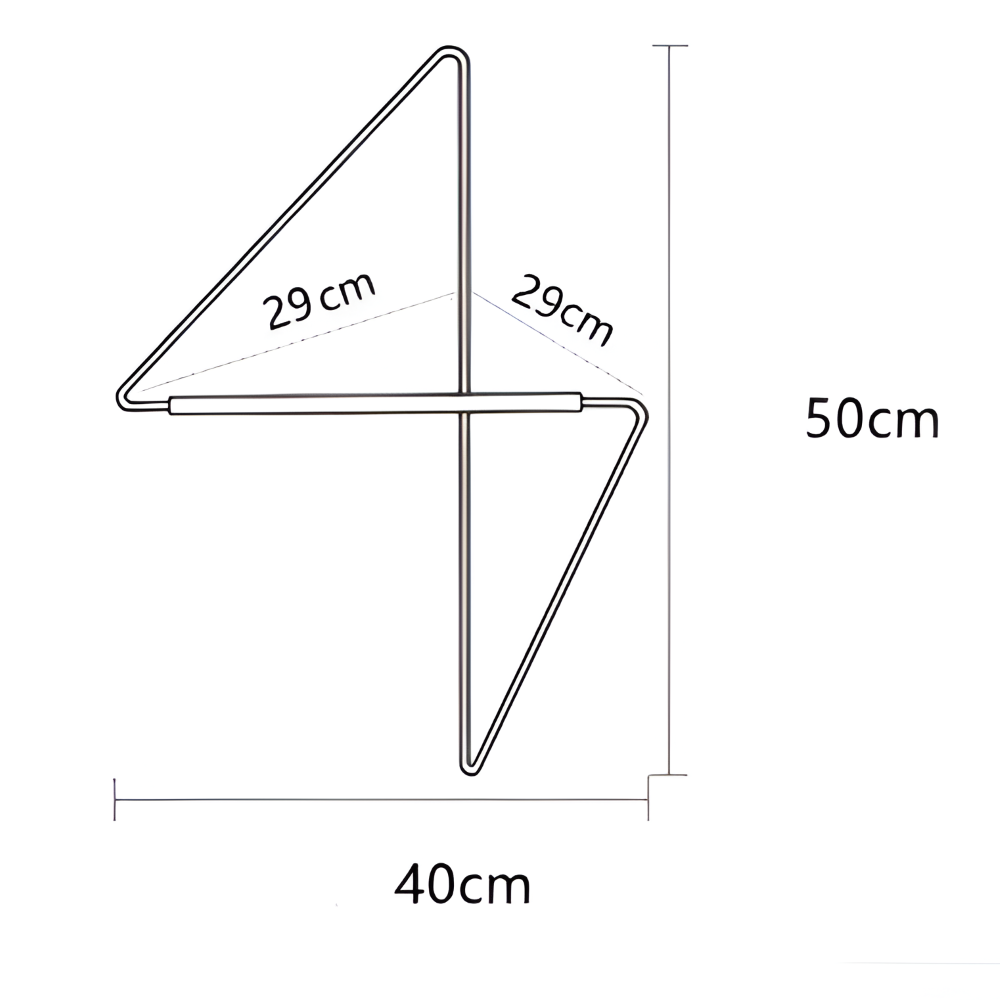 NordicFrame Klädställ – Minimalistisk & Geometrisk Design