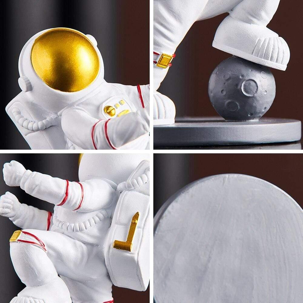 Vinflaskhållare Astronaut i Harts – Rymd Dekor & Flaskställ för Hem & Inredning