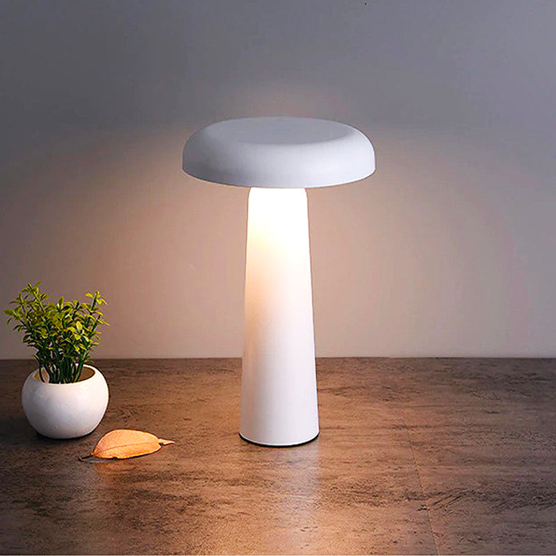 GlowForm Bordslampa – Stilren Svamplampa med Touch & LED