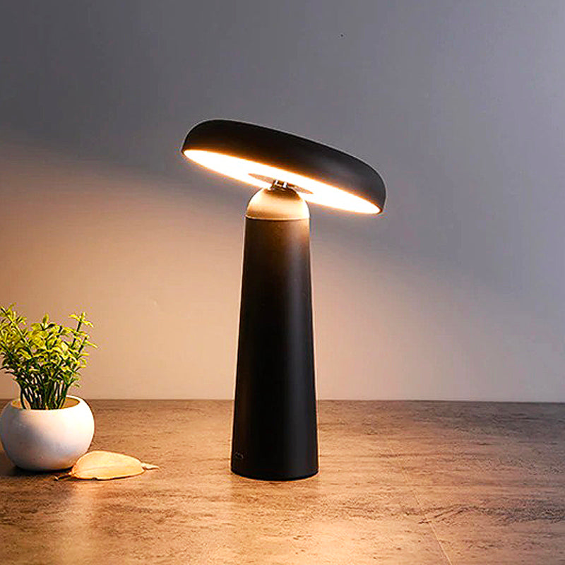 GlowForm Bordslampa – Stilren Svamplampa med Touch & LED
