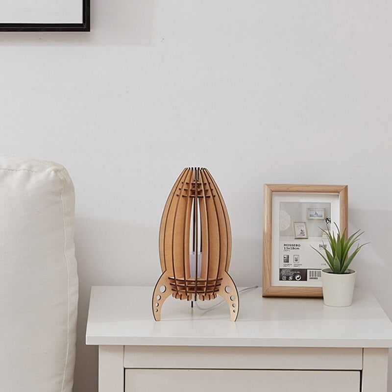 RocketLight Bordslampa – Retro Raketlampa i Edison stil