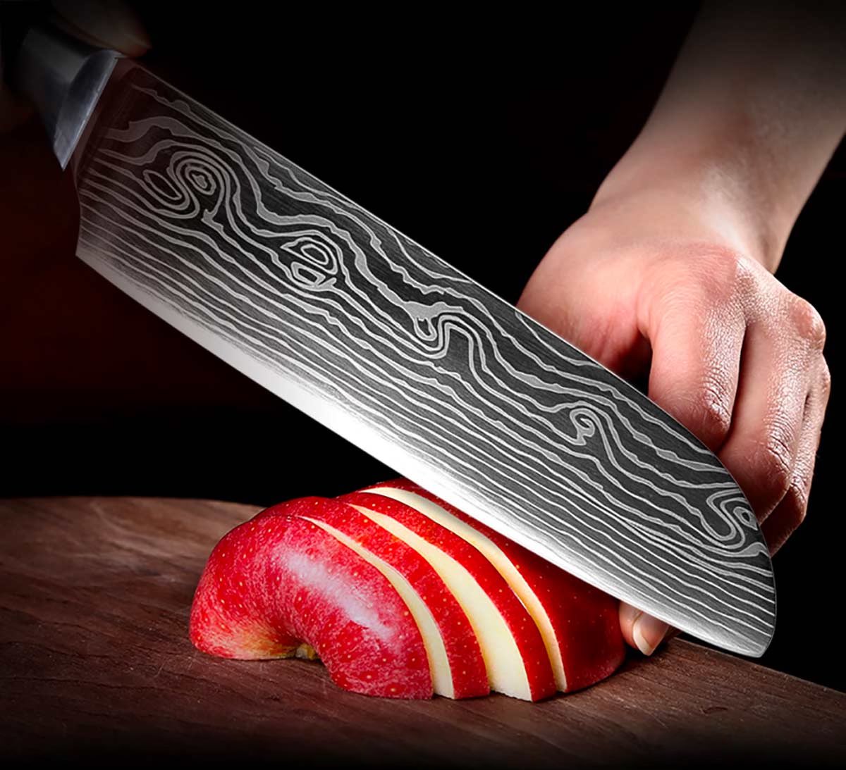 Ikigai Professionellt Knivset – Japanska Chefsknivar i Premium Rostfritt Stål