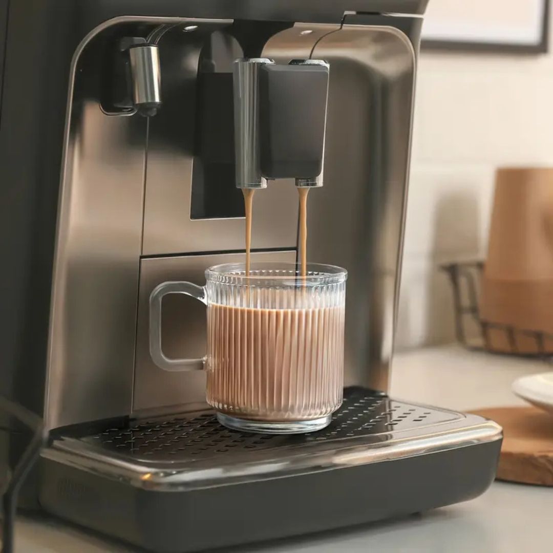 6-Pack Premium Glas Muggar med Handtag – Kaffemuggar i Borosilikatglas för Kaffe & Te