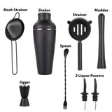Cocktail Shaker Set med Ställ – 8-delars Barset för Hemmabaren