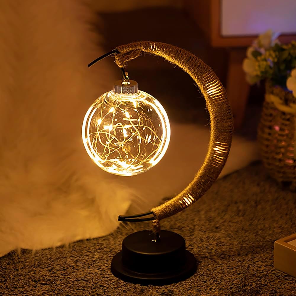 Enchanted Magisk Månlampa – LED Dekoration för Hem