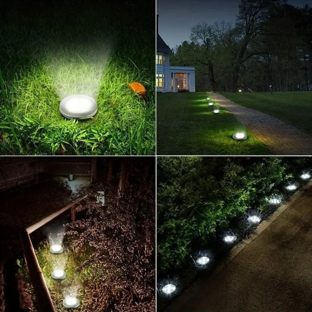 PathGlow – Solcellsdrivna LED-Gångbelysning för Trädgård