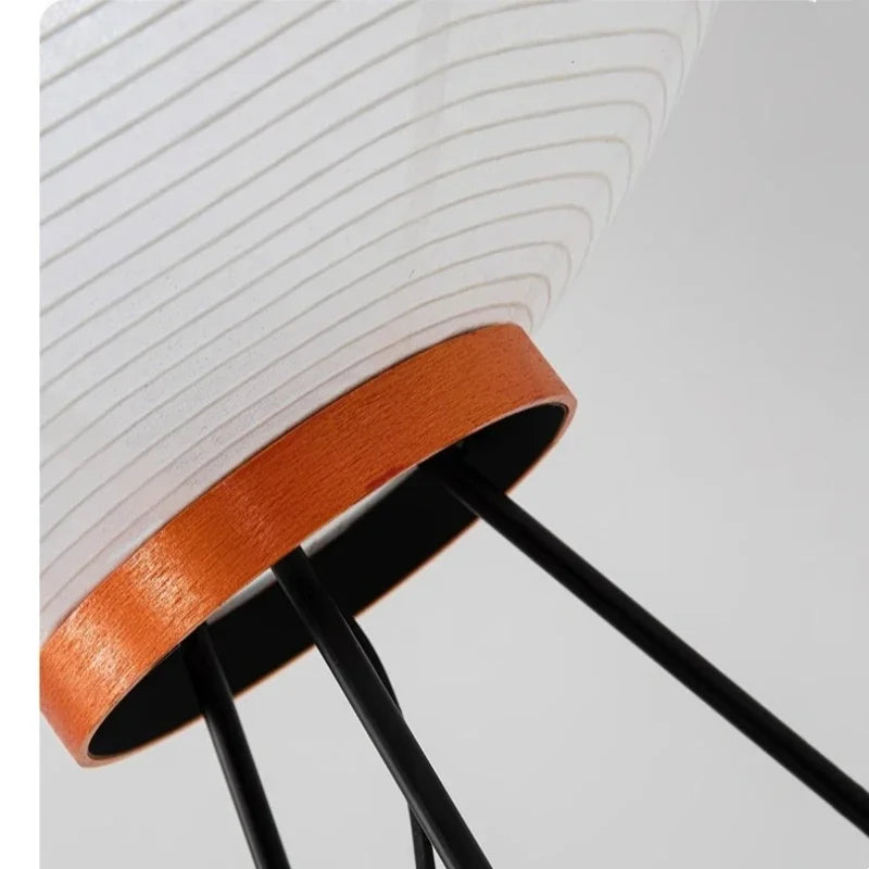 Akari Golvlampa – Japansk Rislampa i Vintage Minimalistisk Stil