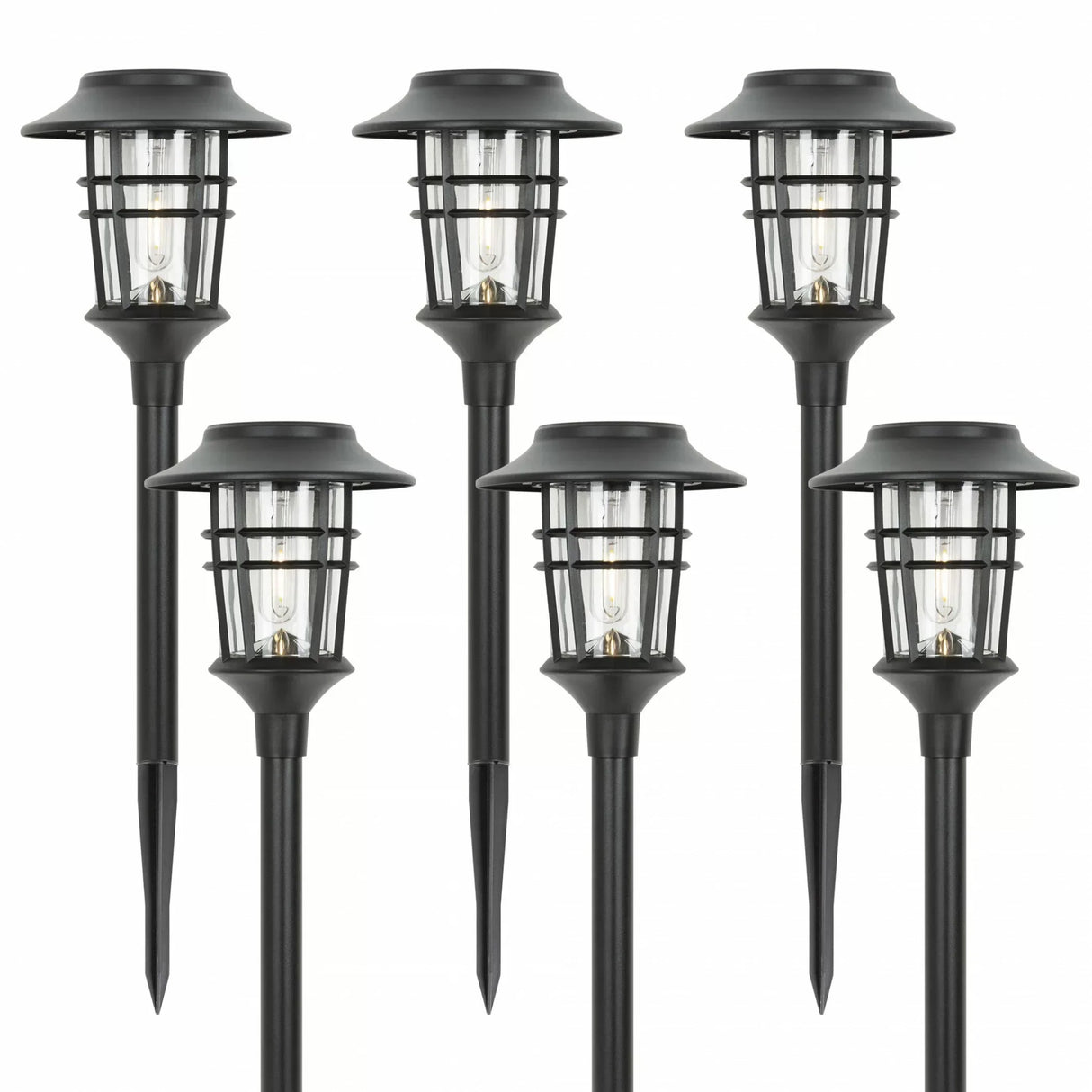 LumoGuard – Solcellsdriven Golvlampa i Rostfritt Stål, Väderbeständig