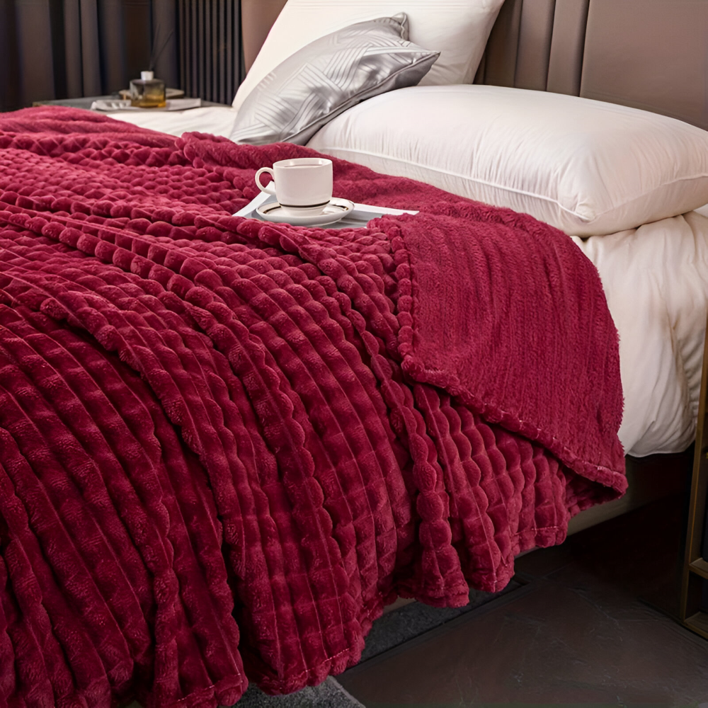 NordicSoft Pläd – Mysig & Fluffig Korallfilt i Fleece