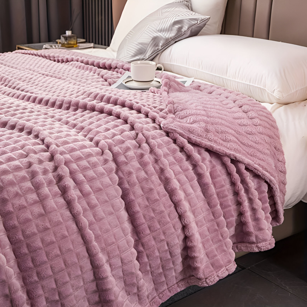 NordicSoft Pläd – Mysig & Fluffig Korallfilt i Fleece