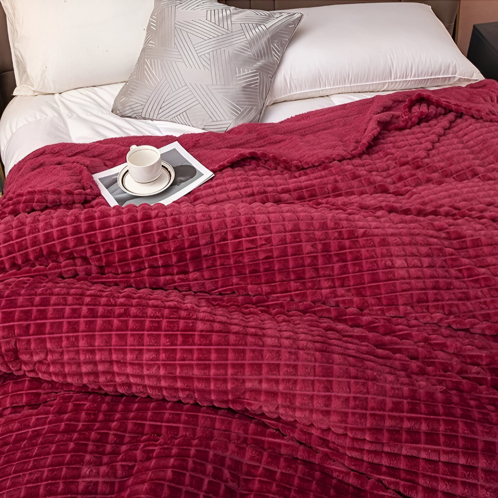 NordicSoft Pläd – Mysig & Fluffig Korallfilt i Fleece