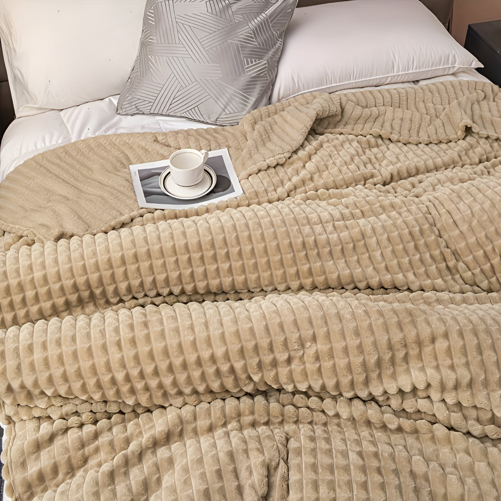 NordicSoft Pläd – Mysig & Fluffig Korallfilt i Fleece