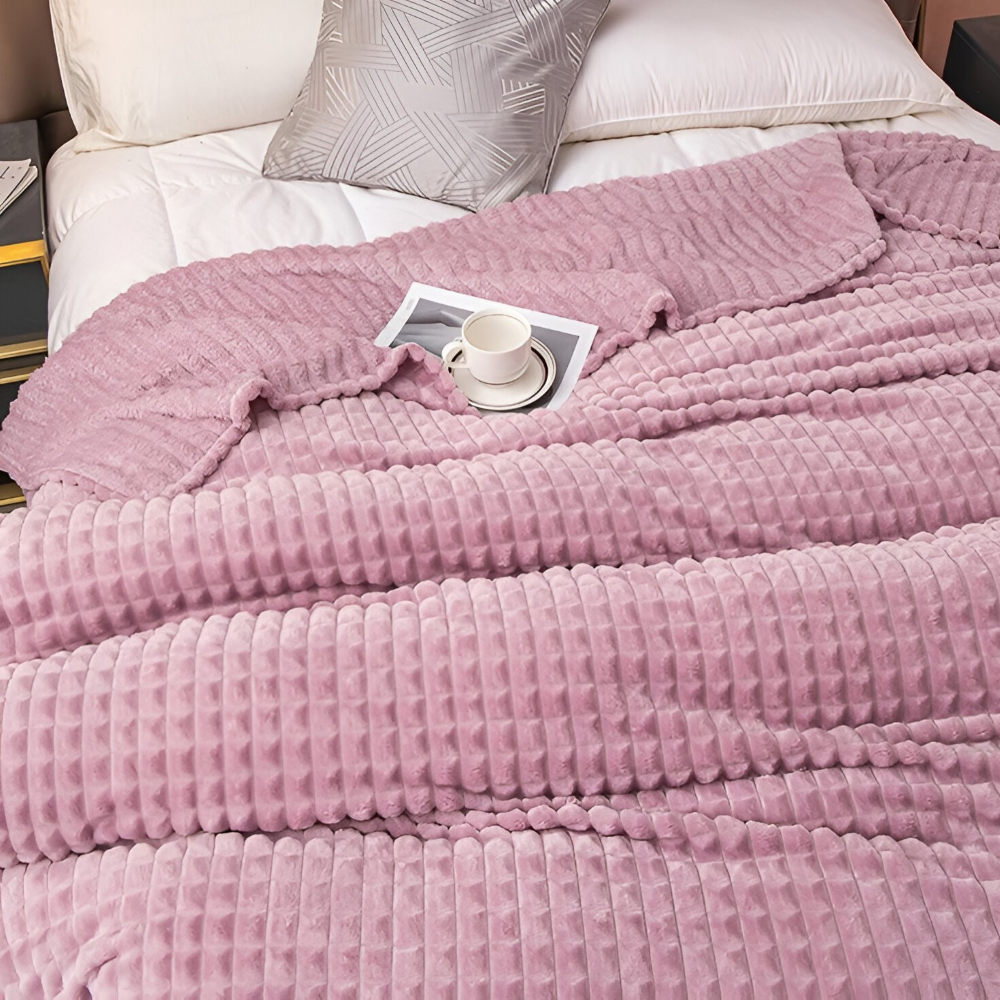 NordicSoft Pläd – Mysig & Fluffig Korallfilt i Fleece