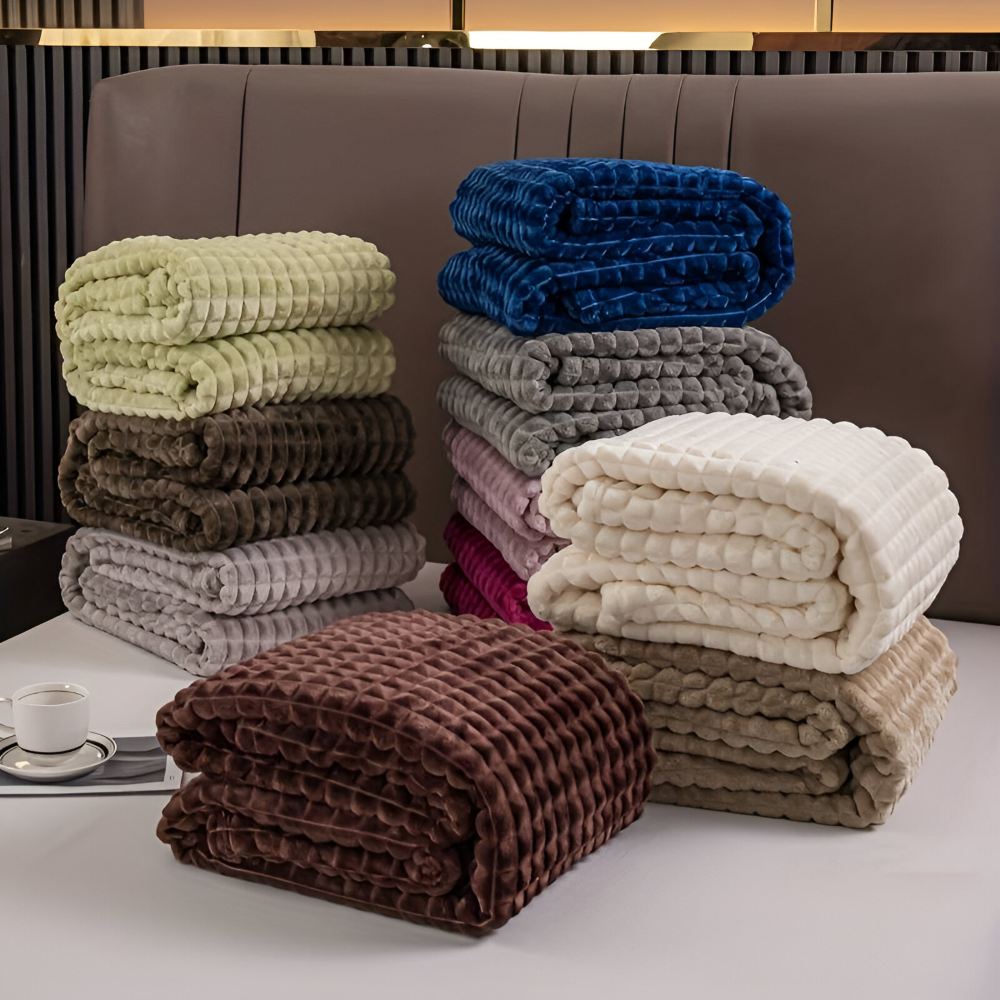 NordicSoft Pläd – Mysig & Fluffig Korallfilt i Fleece