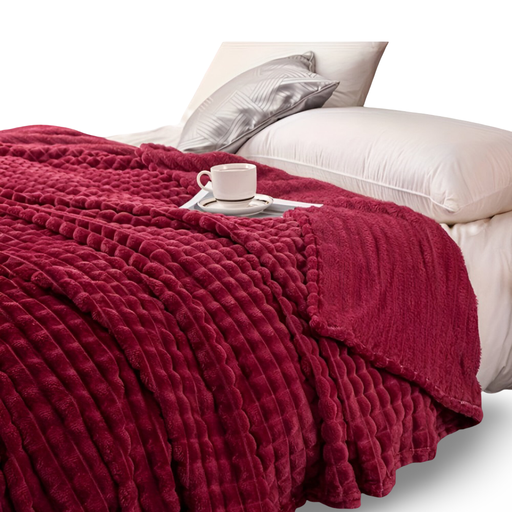NordicSoft Pläd – Mysig & Fluffig Korallfilt i Fleece
