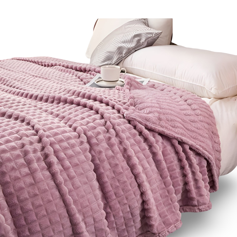NordicSoft Pläd – Mysig & Fluffig Korallfilt i Fleece