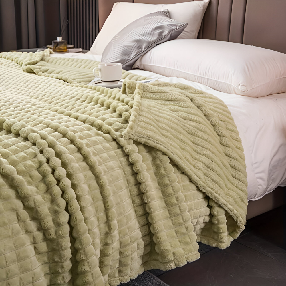 NordicSoft Pläd – Mysig & Fluffig Korallfilt i Fleece