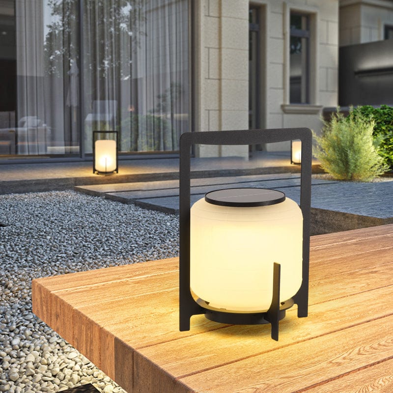 SolarLuxe – Modern Solcellsdriven Terrasslampa LED