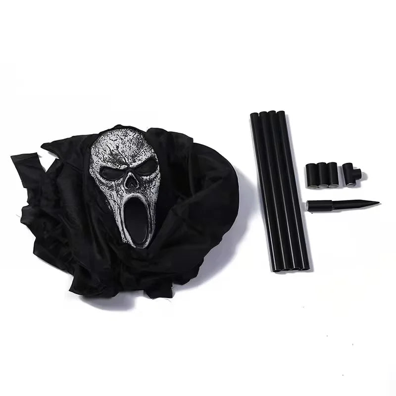 Ghostface Fågelskrämma – Halloween Ute-dekoration