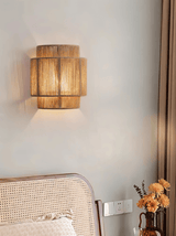 BohoLight Vägglampa – Handgjord Lampa i Hampa & Rotting