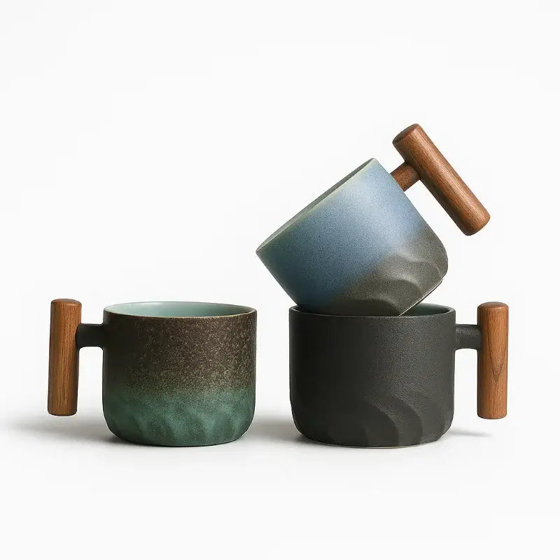 Rustika Keramikmuggar – Handgjorda Kaffemuggar i Bohemisk Design